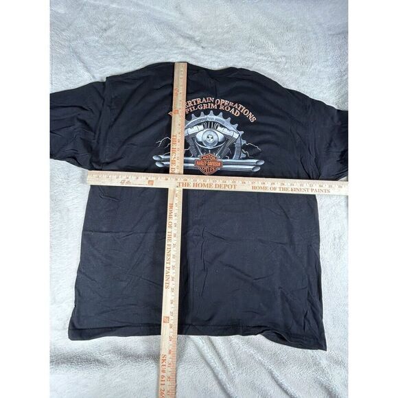 Harley Davidson Powertrain Operations Pilgrim Road Graphic Tee Size 2xl - Picture 5 of 7